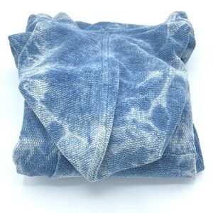 Vintage Faherty Tie Dye Indigo Hoodie Size Small NWOT